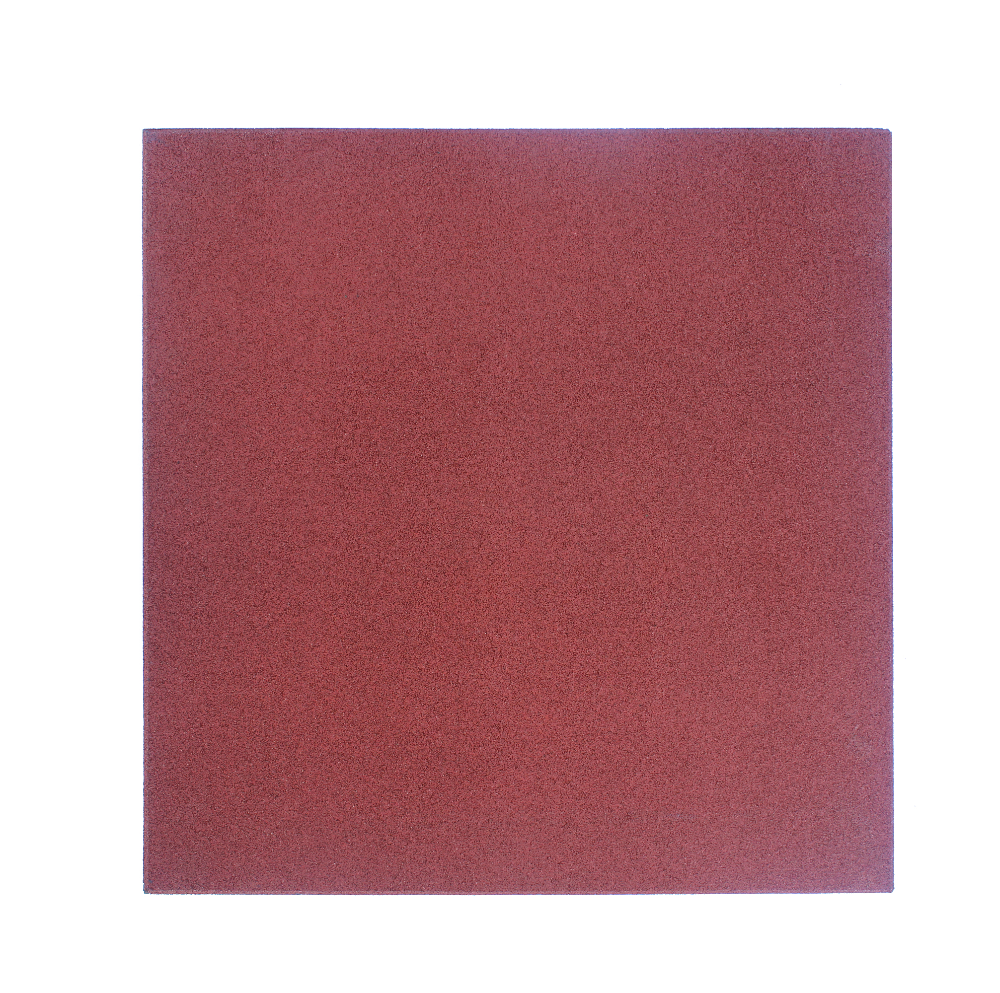 Pastelón de goma / Palmeta caucho 50x50cmx25mm color terracota - Imagen 2