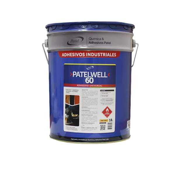 Adhesivo de contacto industrial Patelwell - lata 18lt