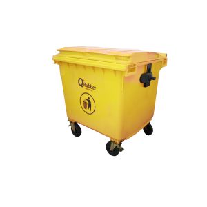 Contenedor de basura 1100lts - Amarillo
