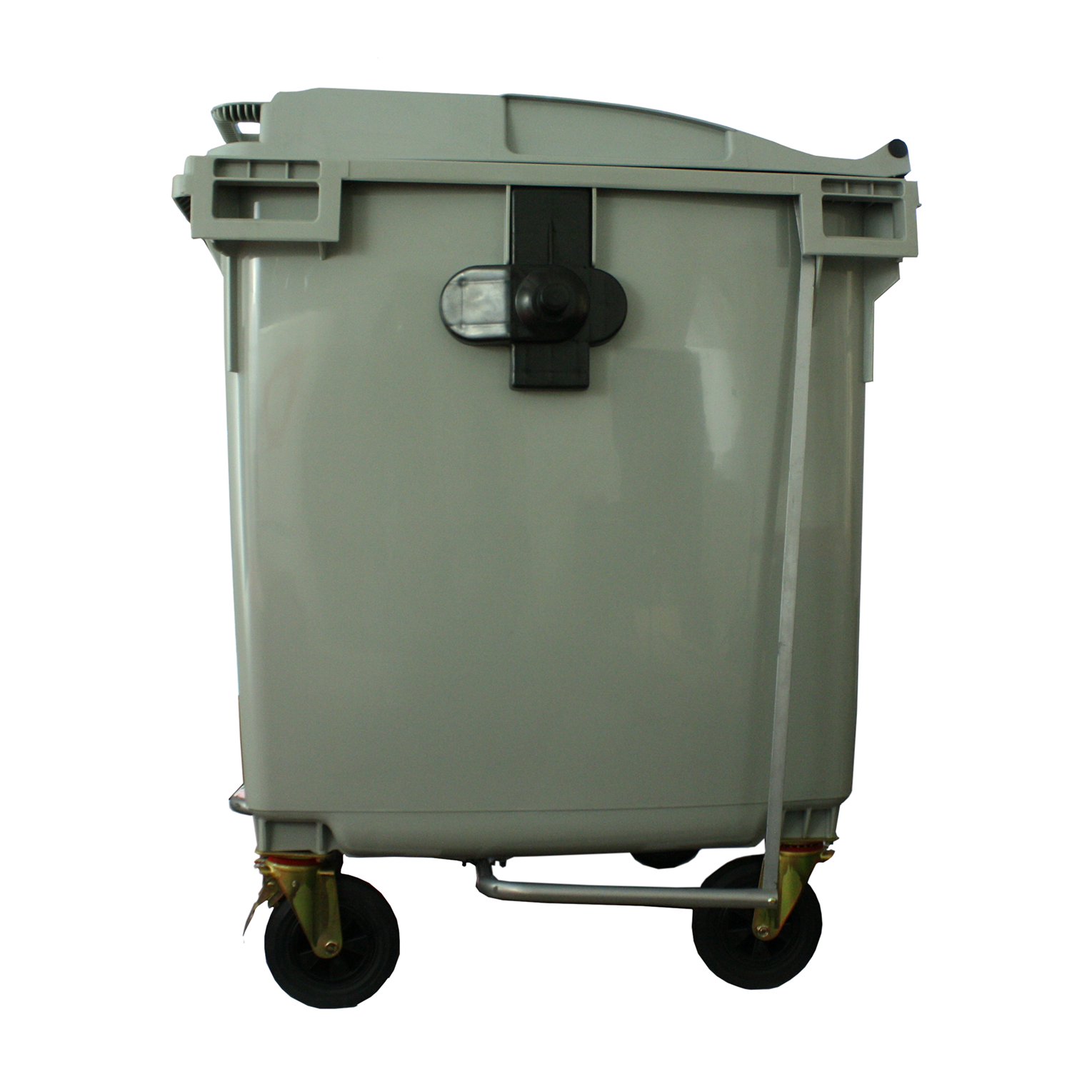 Contenedor de basura 1100lts con pedal color gris - Imagen 3
