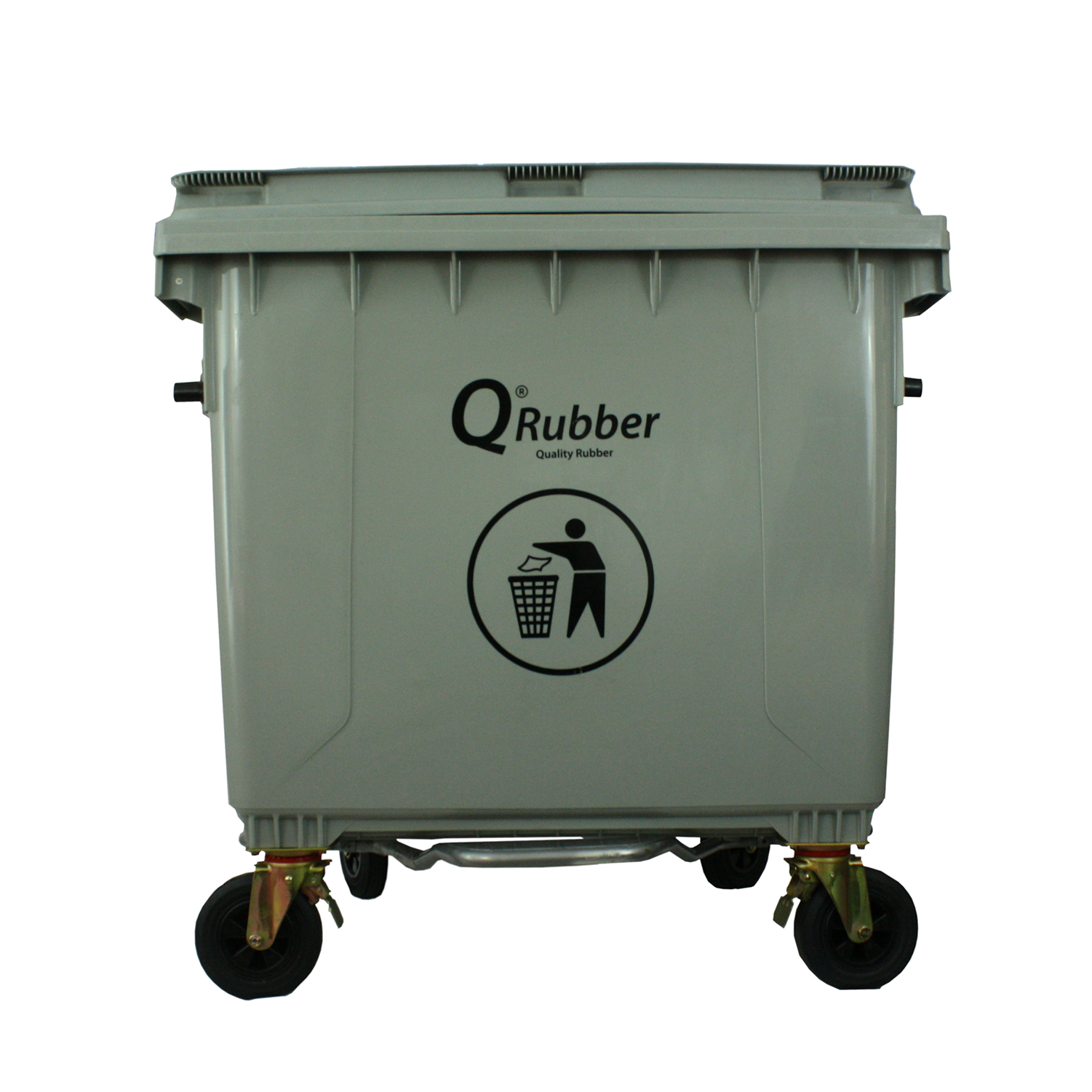 Contenedor de basura 1100lts con pedal color gris - Imagen 2