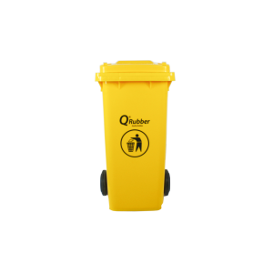 Contenedor de basura 120lts - Amarillo
