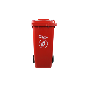 Contenedor de basura 120lts - Rojo