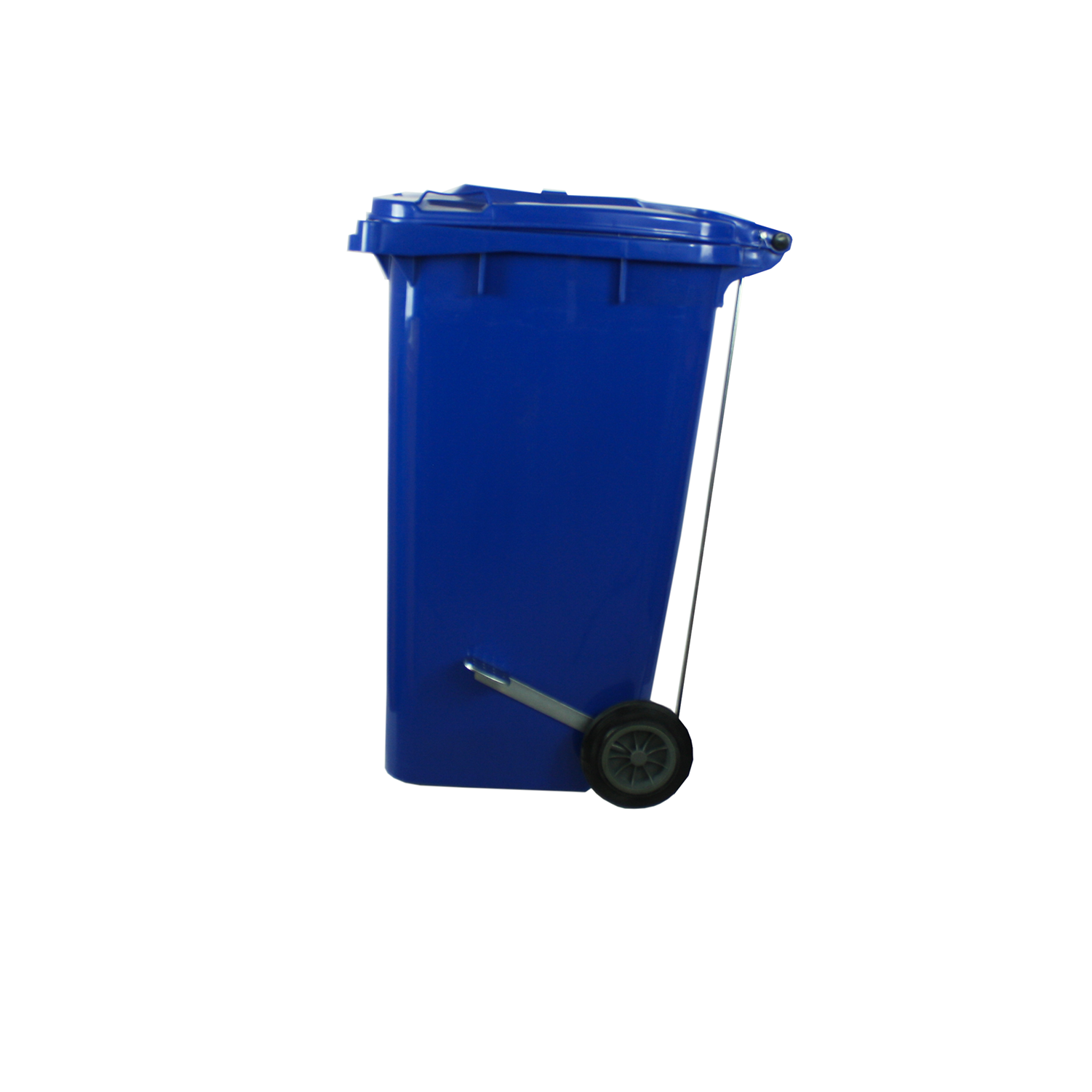 Contenedor de basura 240lts con pedal color Azul - Imagen 6