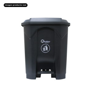Contenedor de basura C 30lts con pedal - Gris