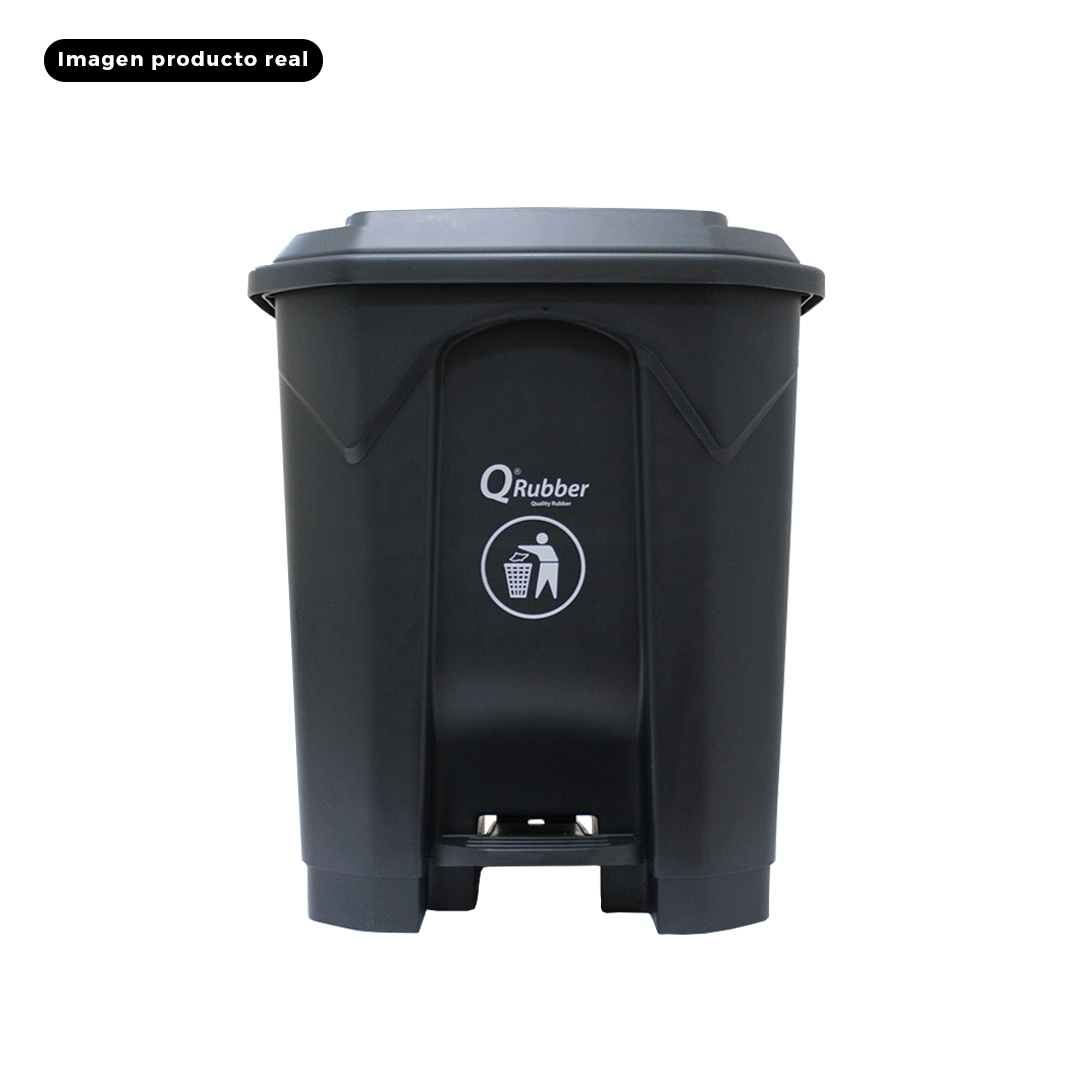 Contenedor de basura C 30lts con pedal - Gris
