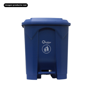 Contenedor de basura C 30lts con pedal - Azul