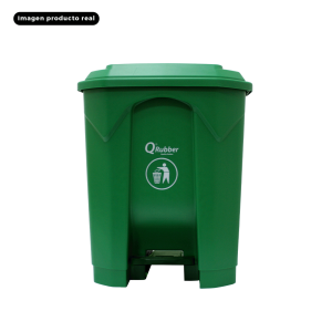 Contenedor de basura C 30lts con pedal - Verde