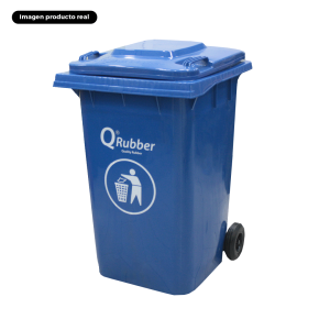 Contenedor de basura 360lts - Azul