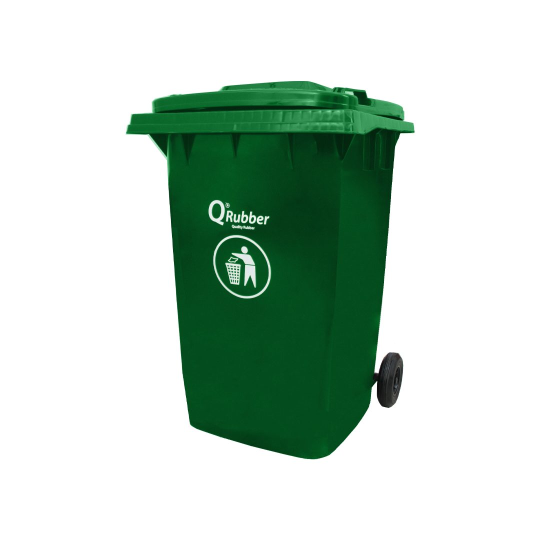 Contenedor de basura QRubber 360lts – QRubber Chile
