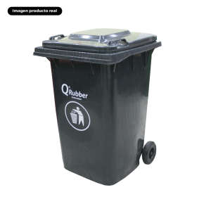 Contenedor de basura 360lts - Gris
