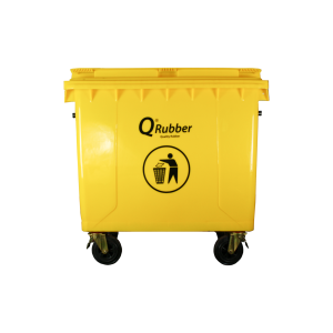 Contenedor de basura 660lts - Amarillo
