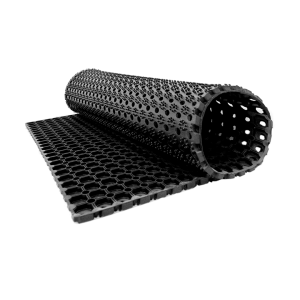 Piso antifatiga orificio 150x100cmx20mm color negro
