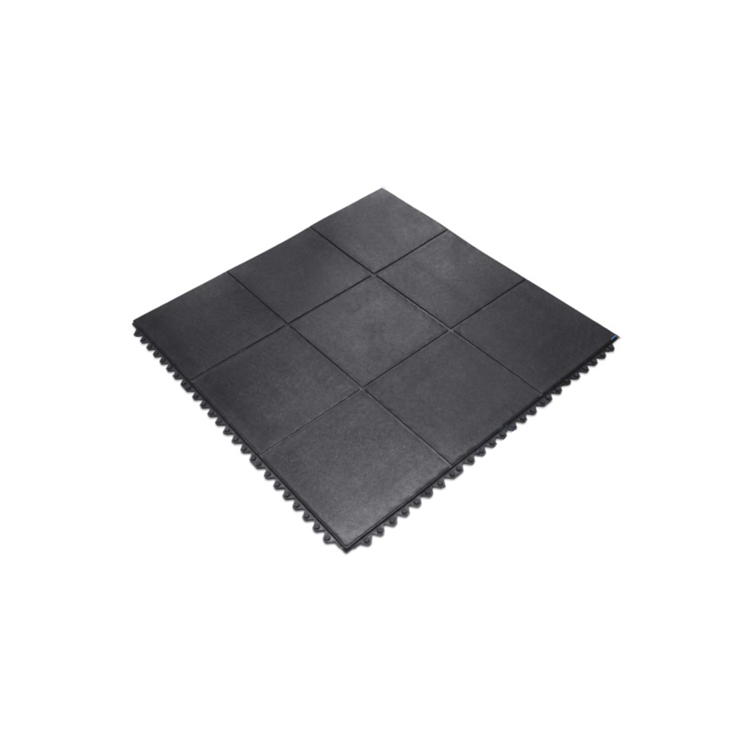 Plancha multiuso con uniones 90x90cmx16mm color negro