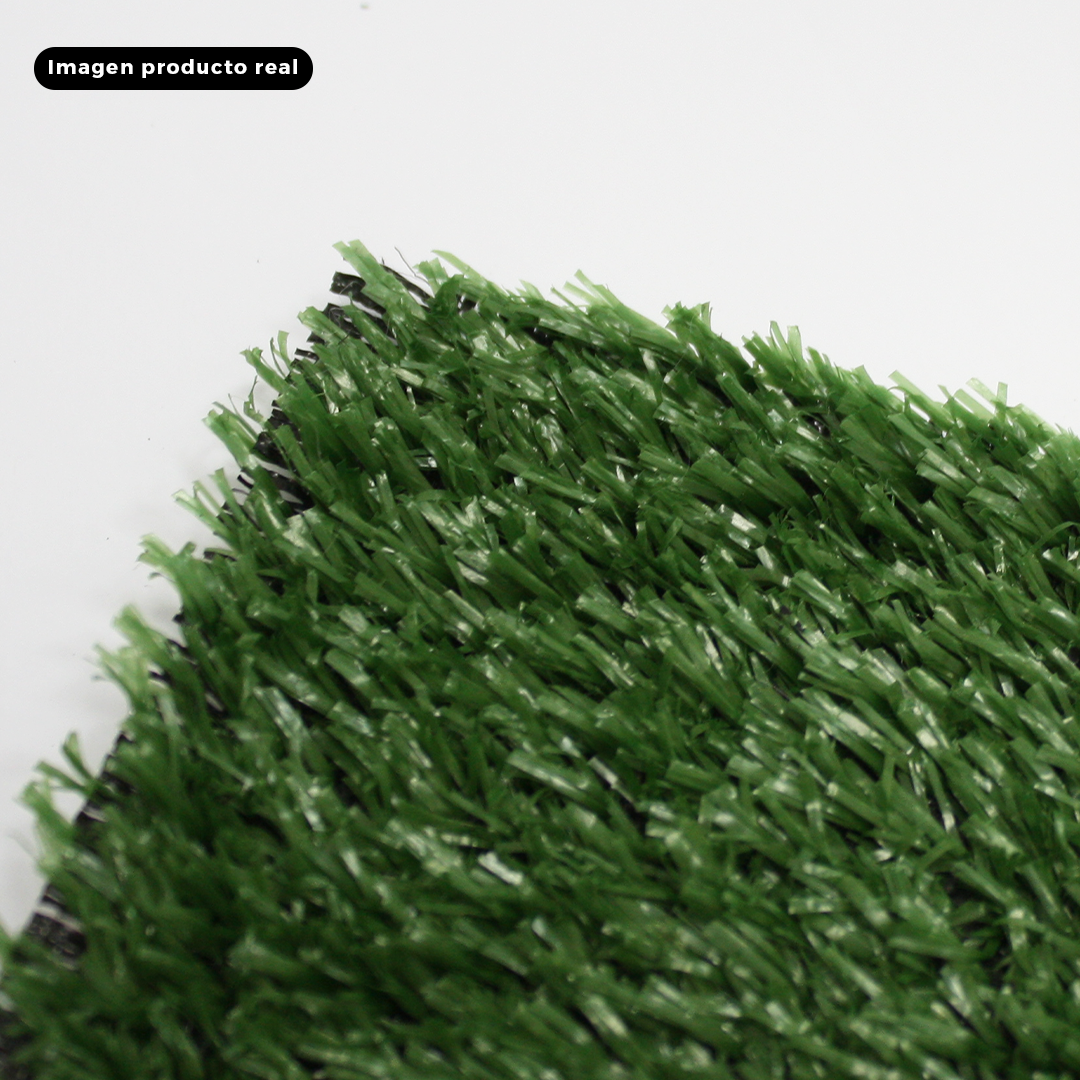 Pasto sintético ornamental Tipo alfombra densidad 8mm Rollo 2x25mts - Imagen 2