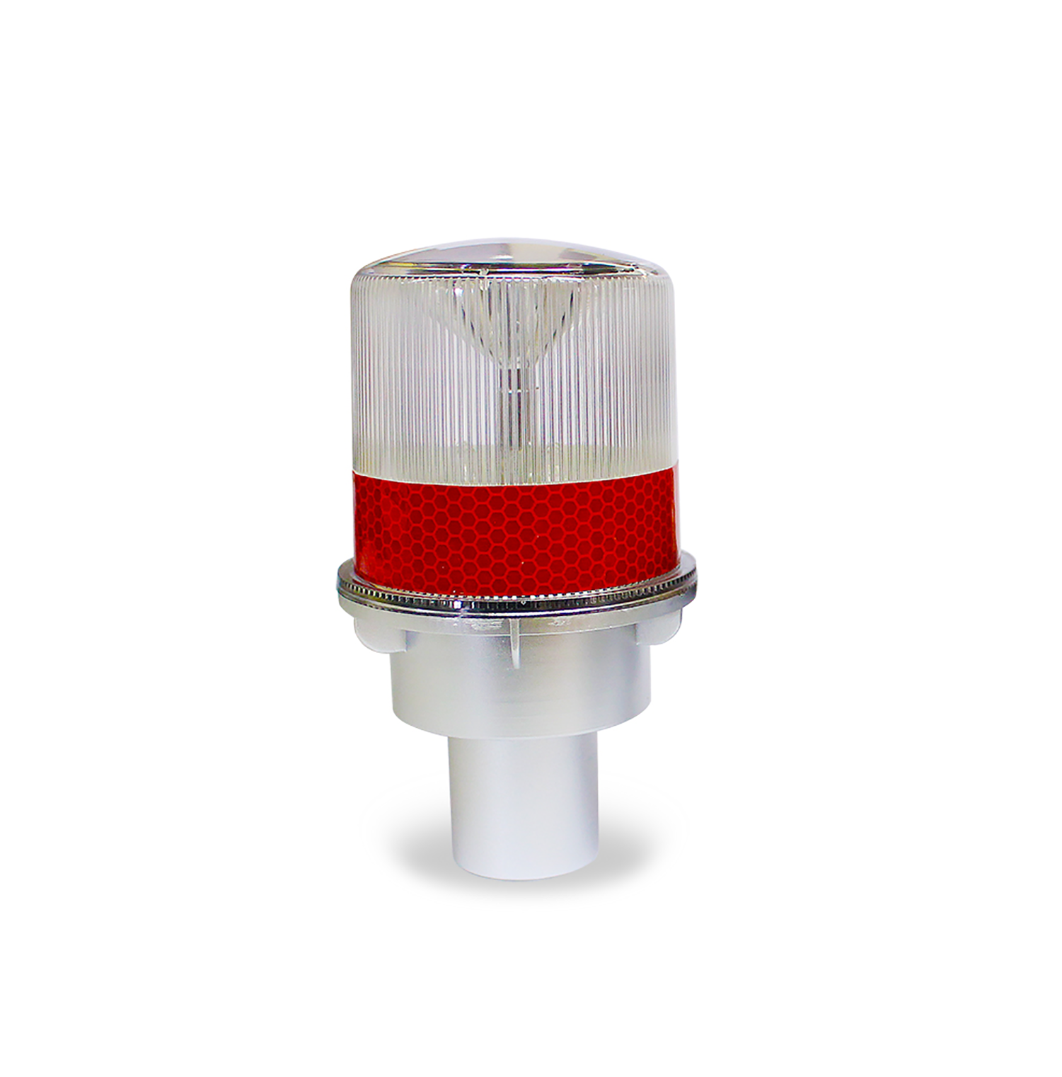 Baliza destellante solar LED - Rojo