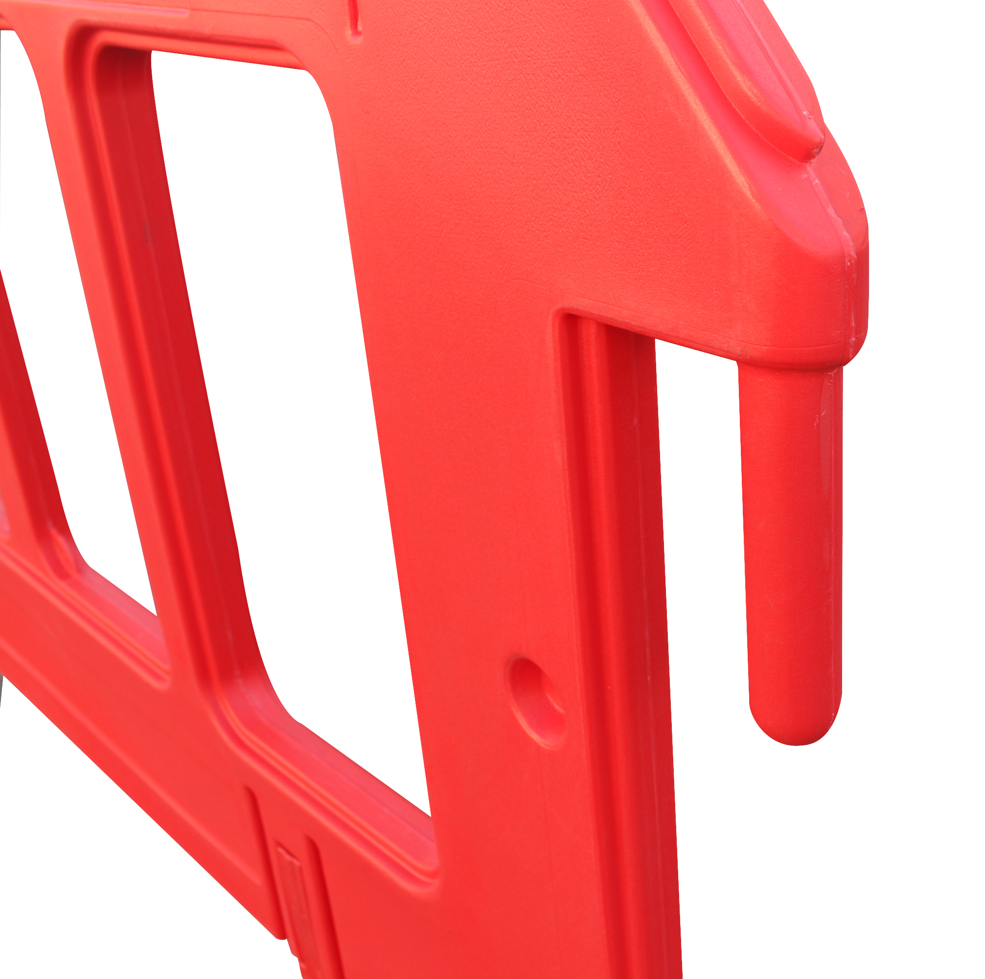 Barrera plástica tráfico premium 2x1mt - Rojo - Imagen 5
