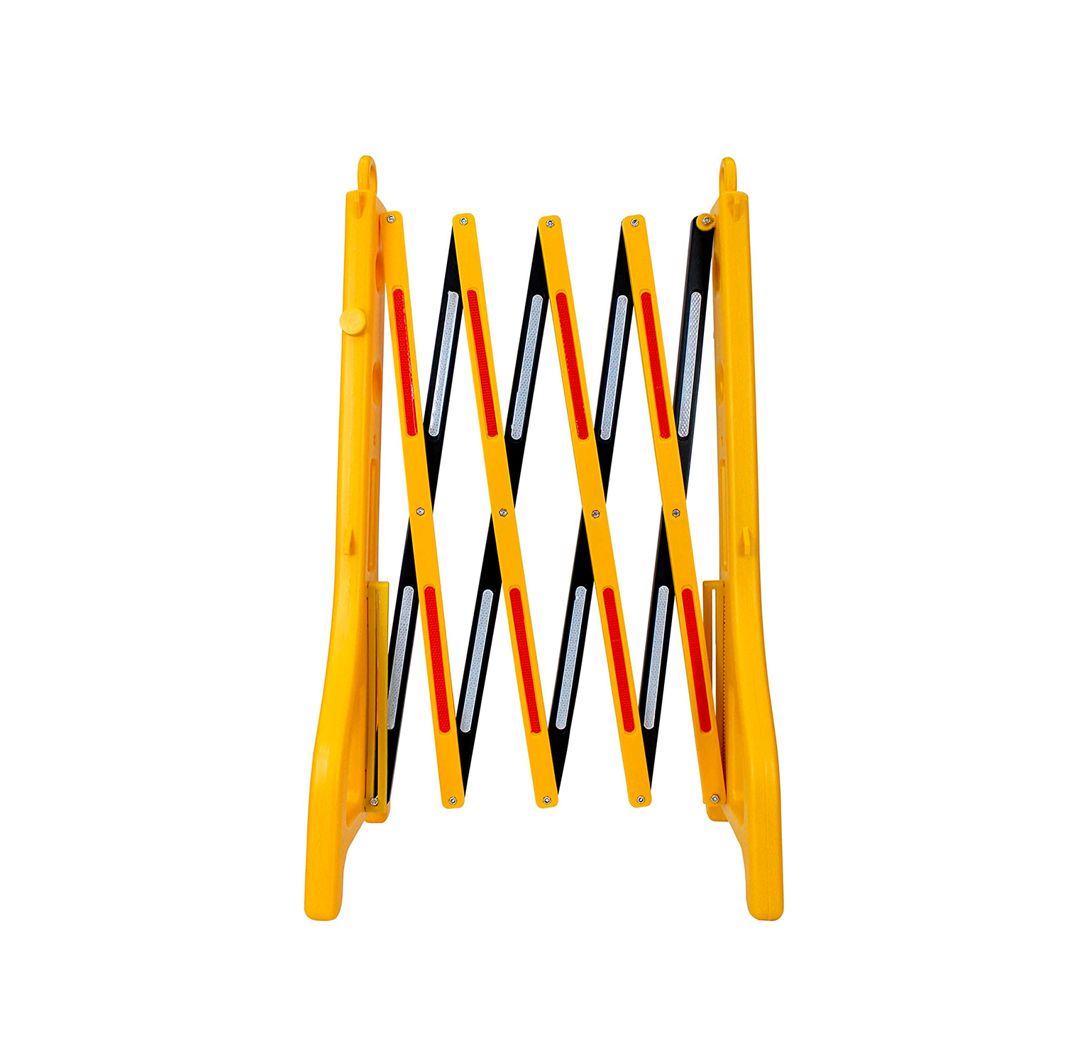 Barrera seguridad expandible 2.5mtx96cm color amarilla - Imagen 2