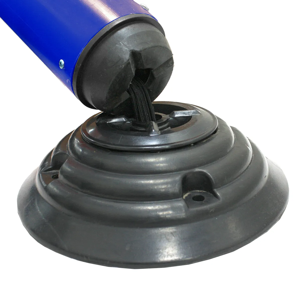 Hito vialidad PVC 83cm abatible con 2 cintas - Azul - Imagen 4