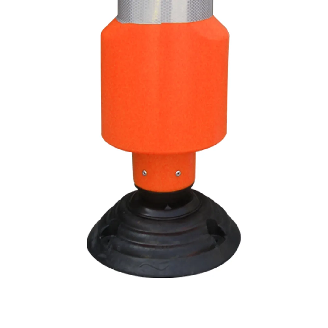 Hito tubular flexible 83cm 2 cintas reflectivas - Naranjo - Imagen 3
