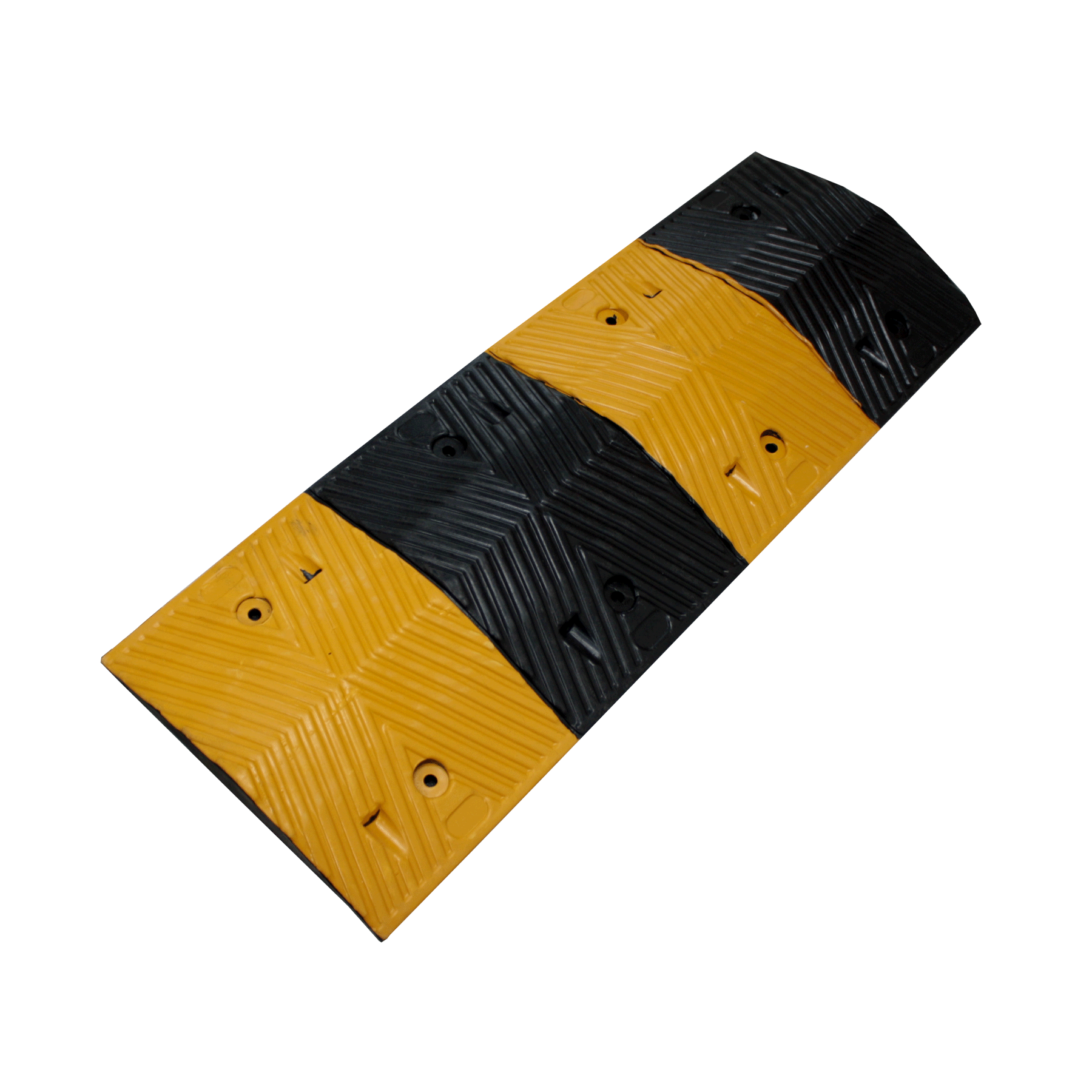 Lomo de toro alta resistencia 100x35x5cm color negro/amarillo - Imagen 2