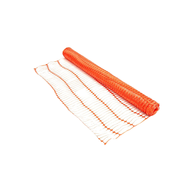 Malla para faena de PVC color naranjo 1x45mt