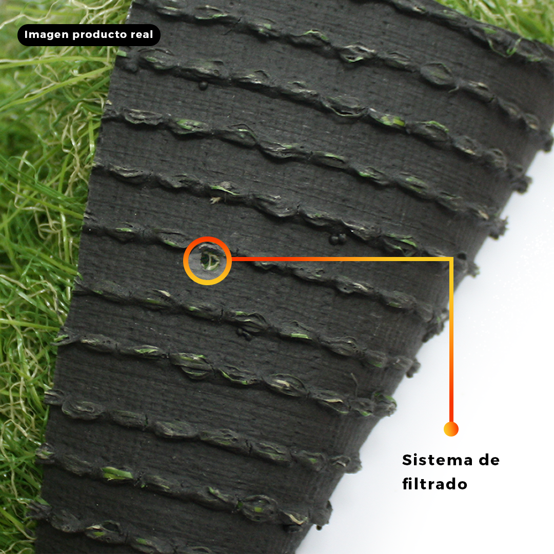 Pasto sintético ornamental Huilo Huilo densidad 35mm Rollo 4x10mts - Imagen 3