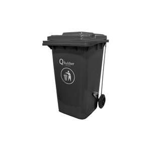 Contenedor de basura 240lts con pedal color Gris