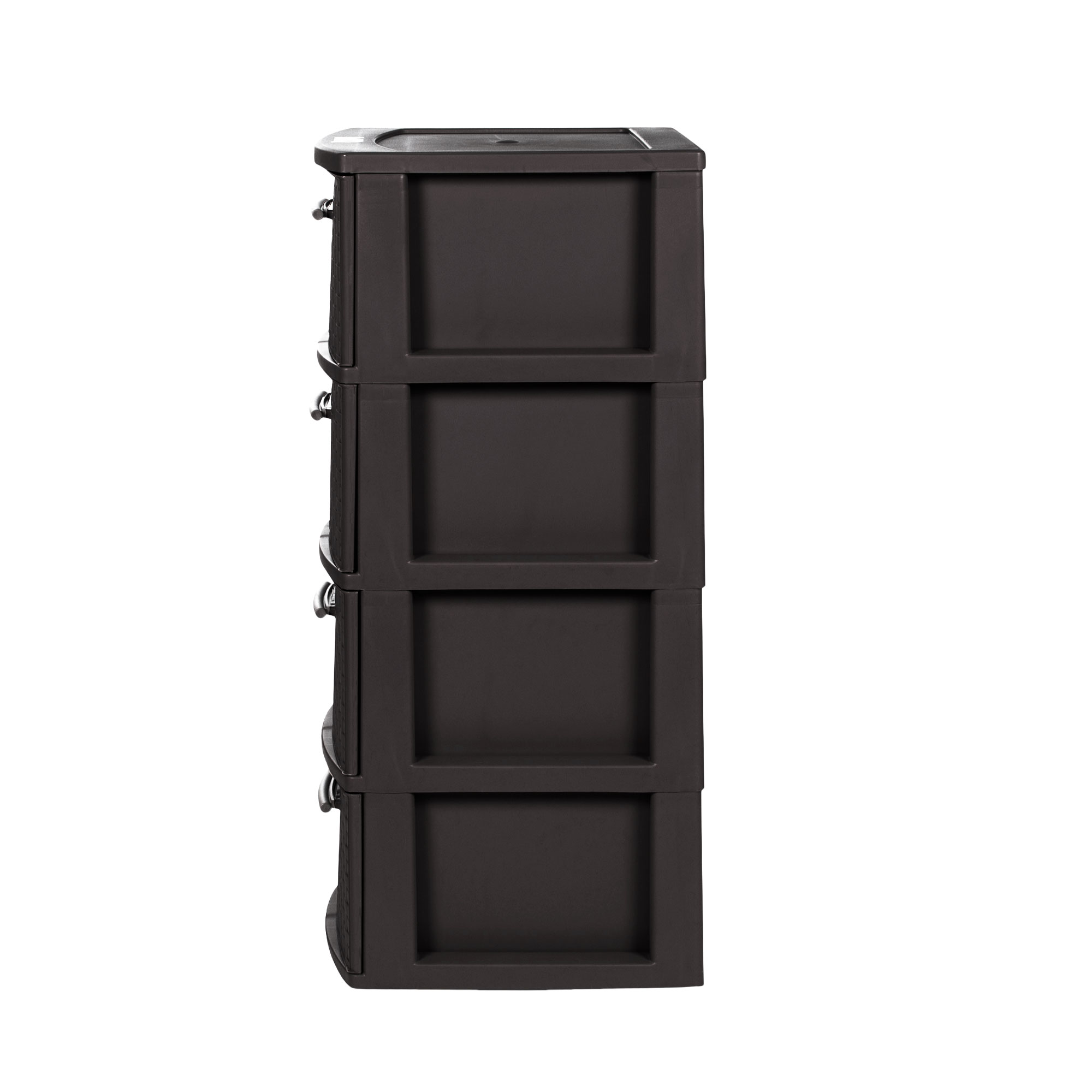 Cajonera Modelo Infinity 4 niveles color café oscuro - MQ - Imagen 3