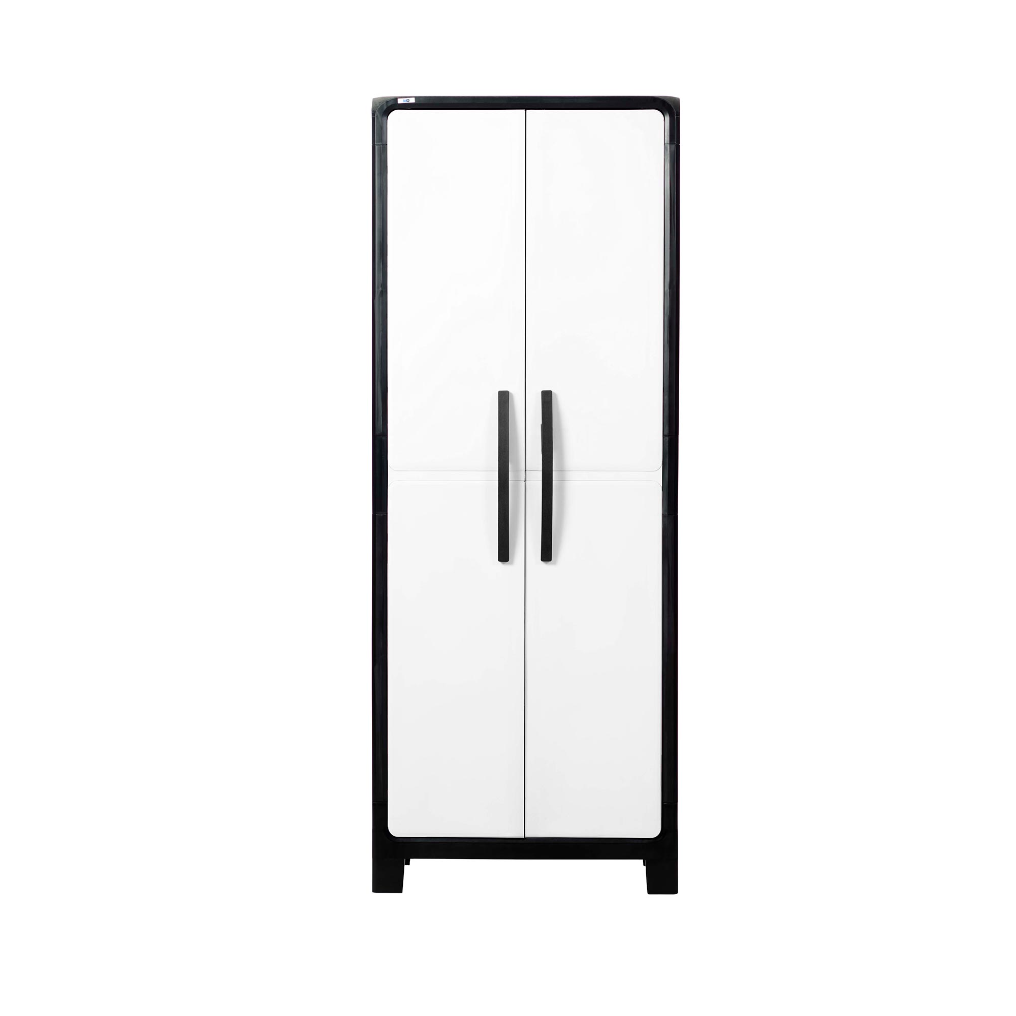 Armario multiuso Modelo Eclypse Grande 183x70x46cm color negro-gris - MQ