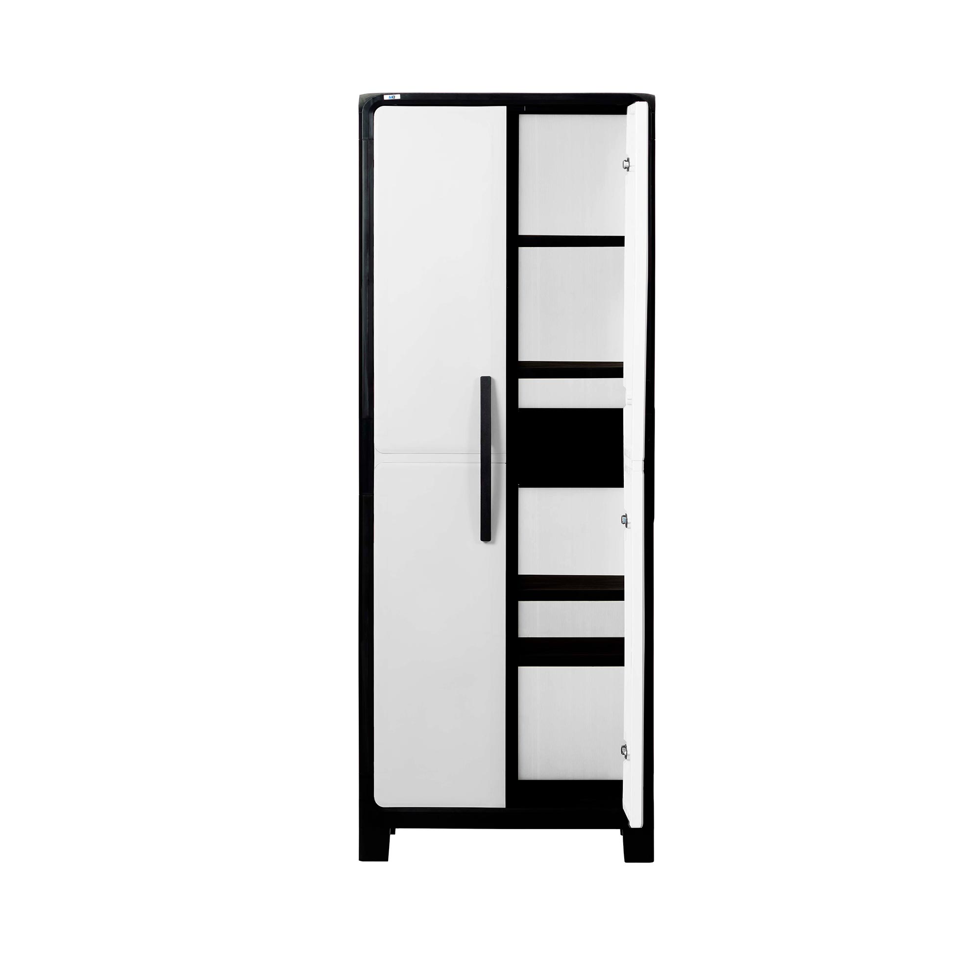 Armario multiuso Modelo Eclypse Grande 183x70x46cm color negro-gris - MQ - Imagen 2