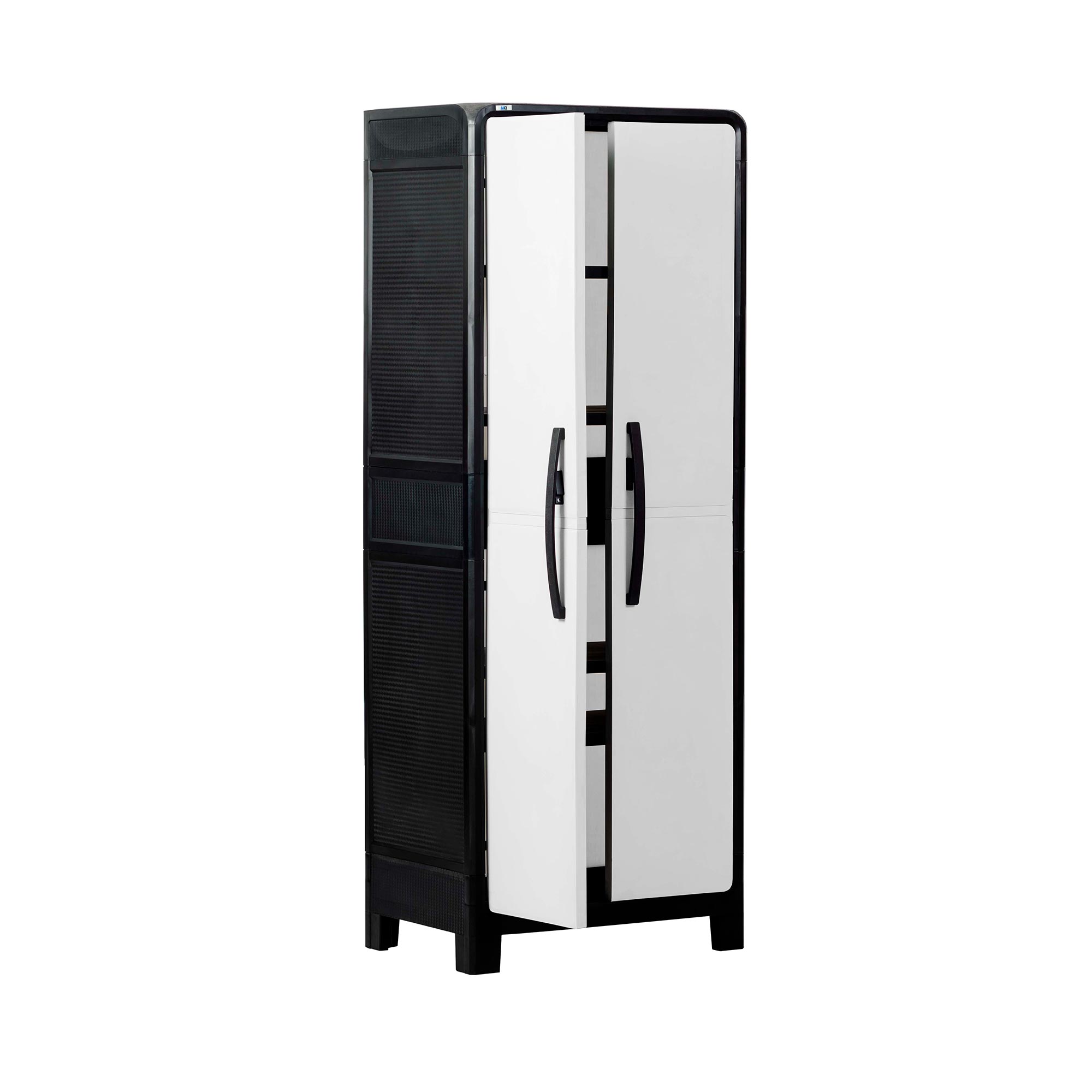 Armario multiuso Modelo Eclypse Grande 183x70x46cm color negro-gris - MQ - Imagen 3