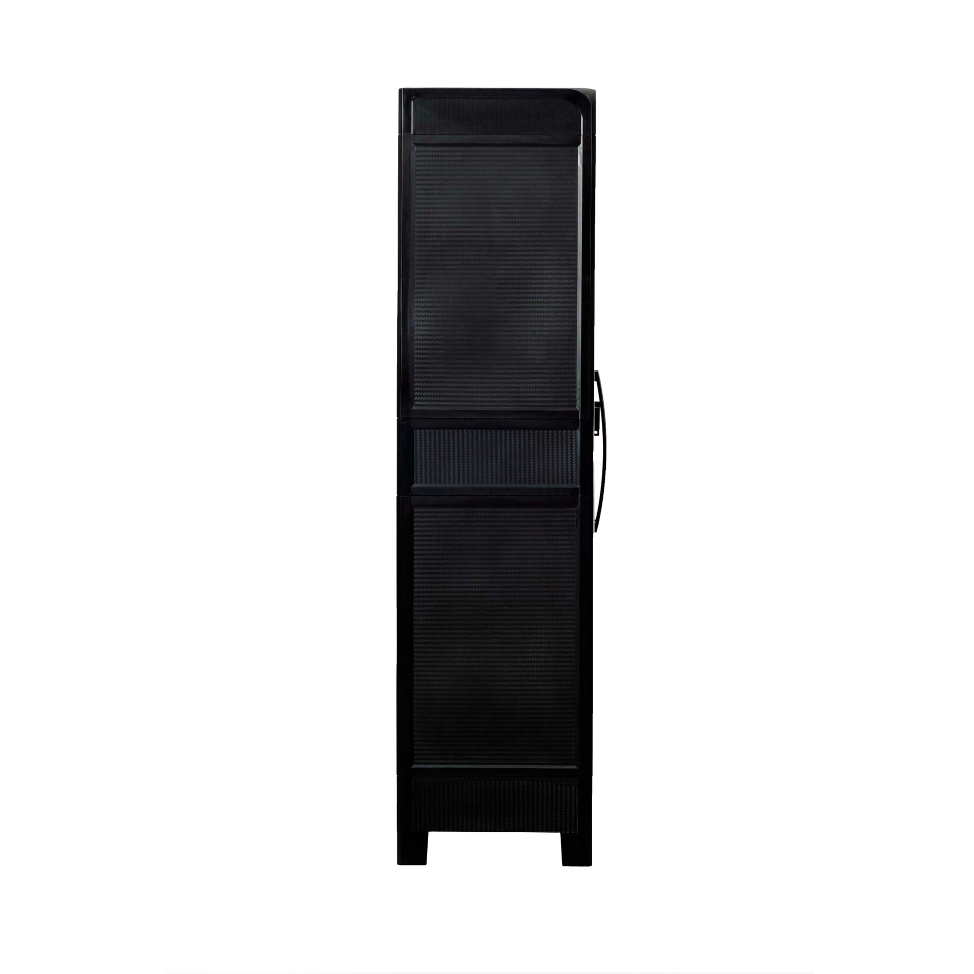 Armario multiuso Modelo Eclypse Grande 183x70x46cm color negro-gris - MQ - Imagen 5