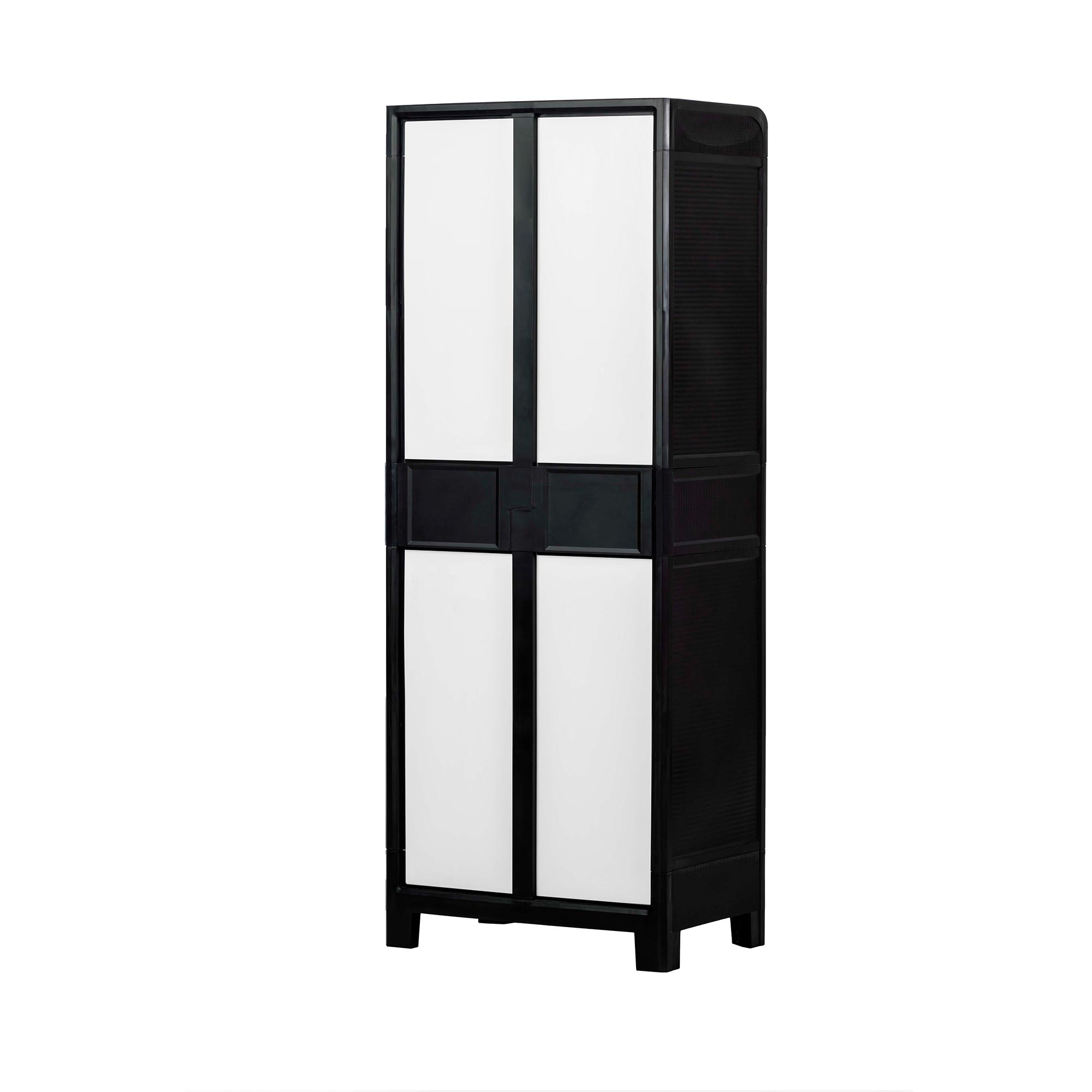Armario multiuso Modelo Eclypse Grande 183x70x46cm color negro-gris - MQ - Imagen 6