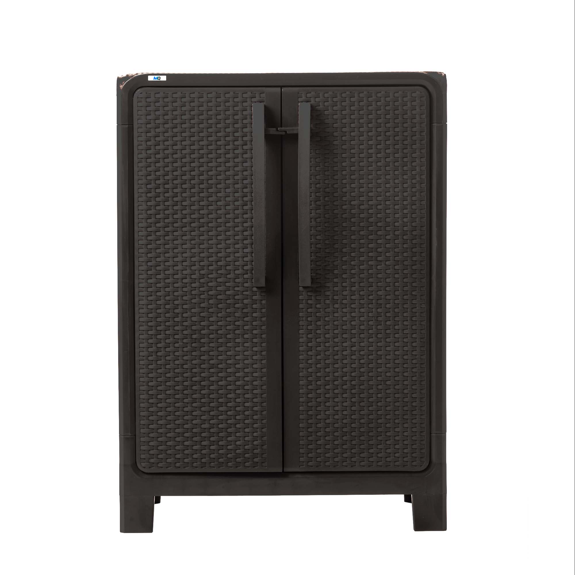 Armario multiuso Modelo Ferrara Mediano 100x70x46cm color café oscuro - MQ - Imagen 2