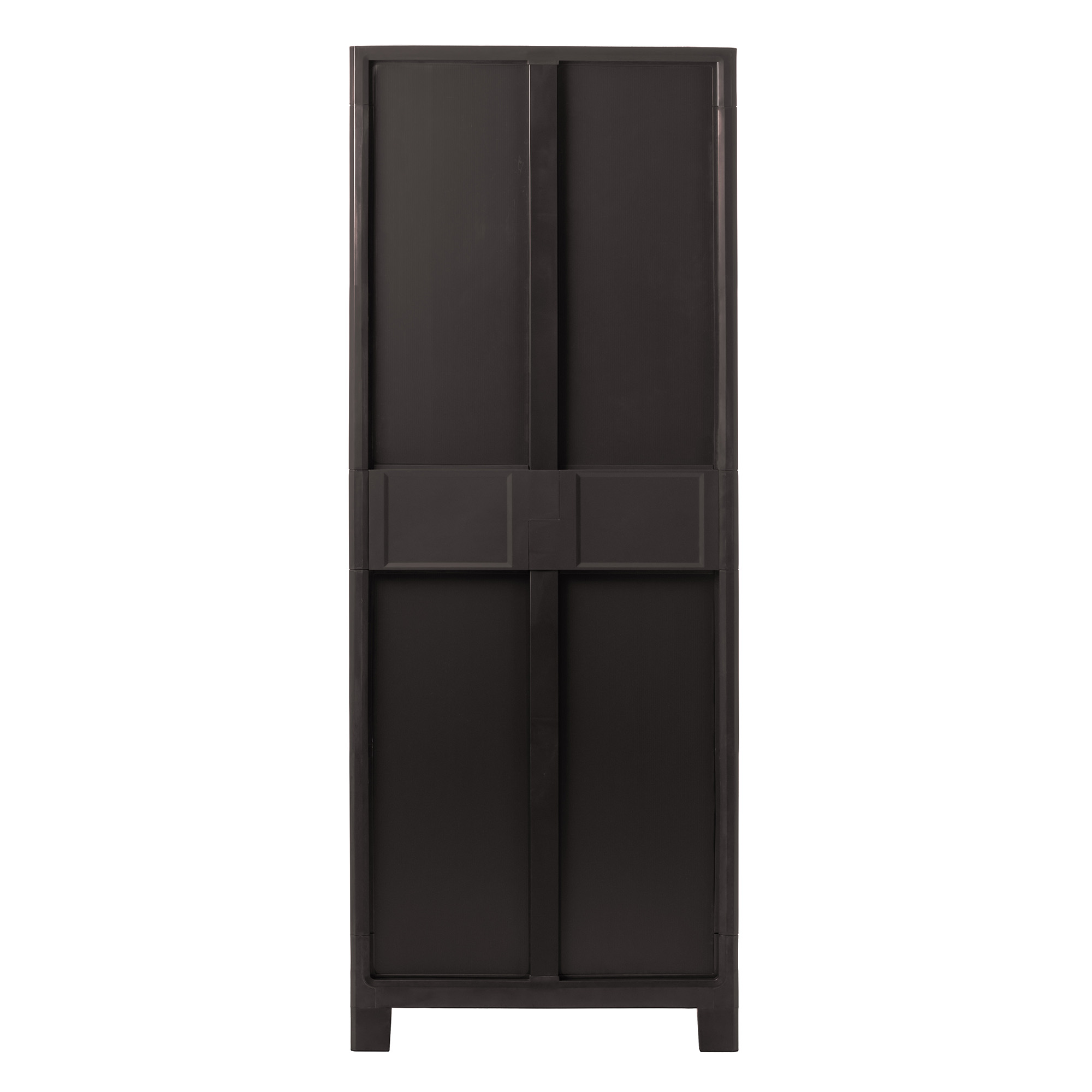 Armario multiuso Modelo Ferrara Grande 183x70x46cm color café oscuro - MQ - Imagen 2