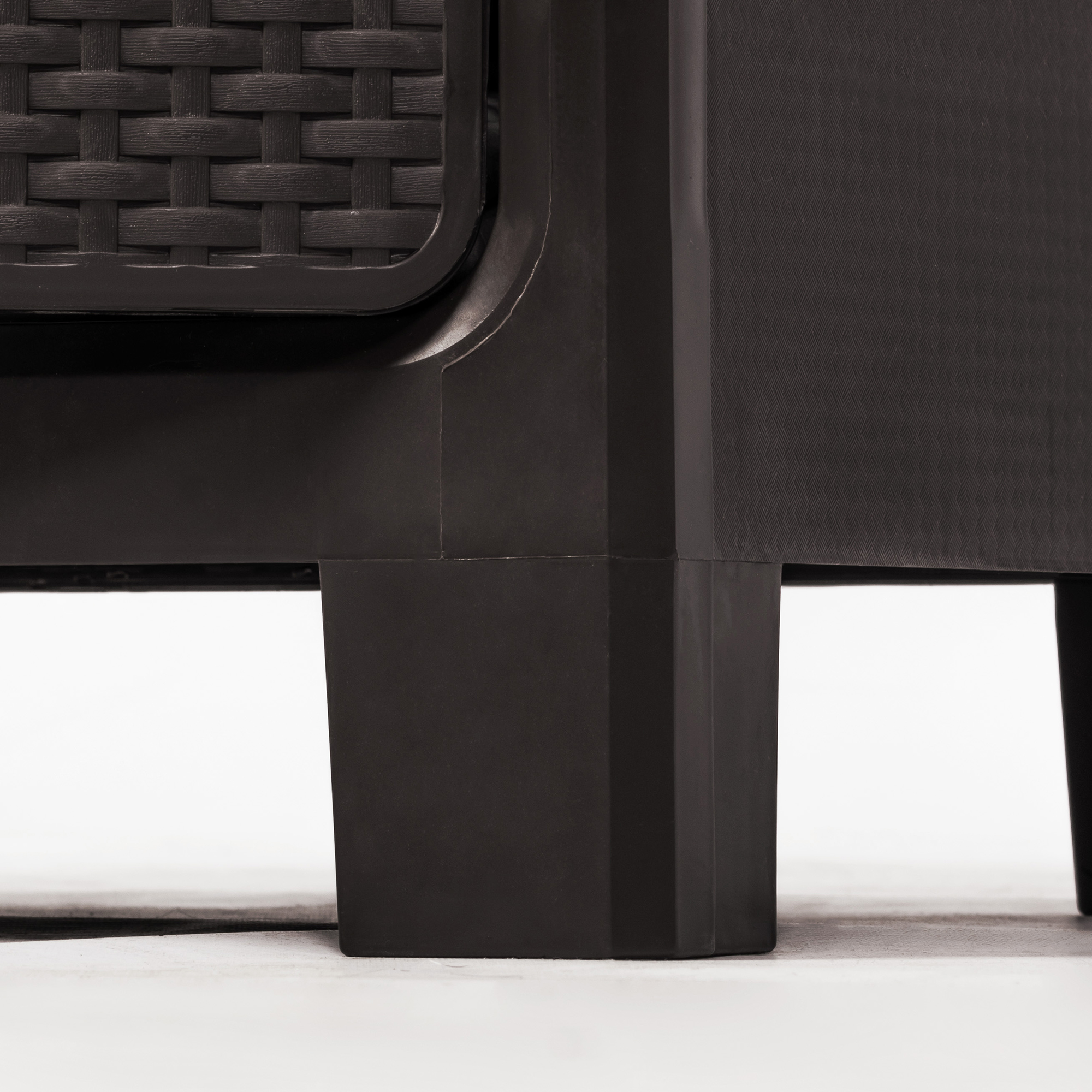 Armario multiuso Modelo Ferrara Grande 183x70x46cm color café oscuro - MQ - Imagen 5