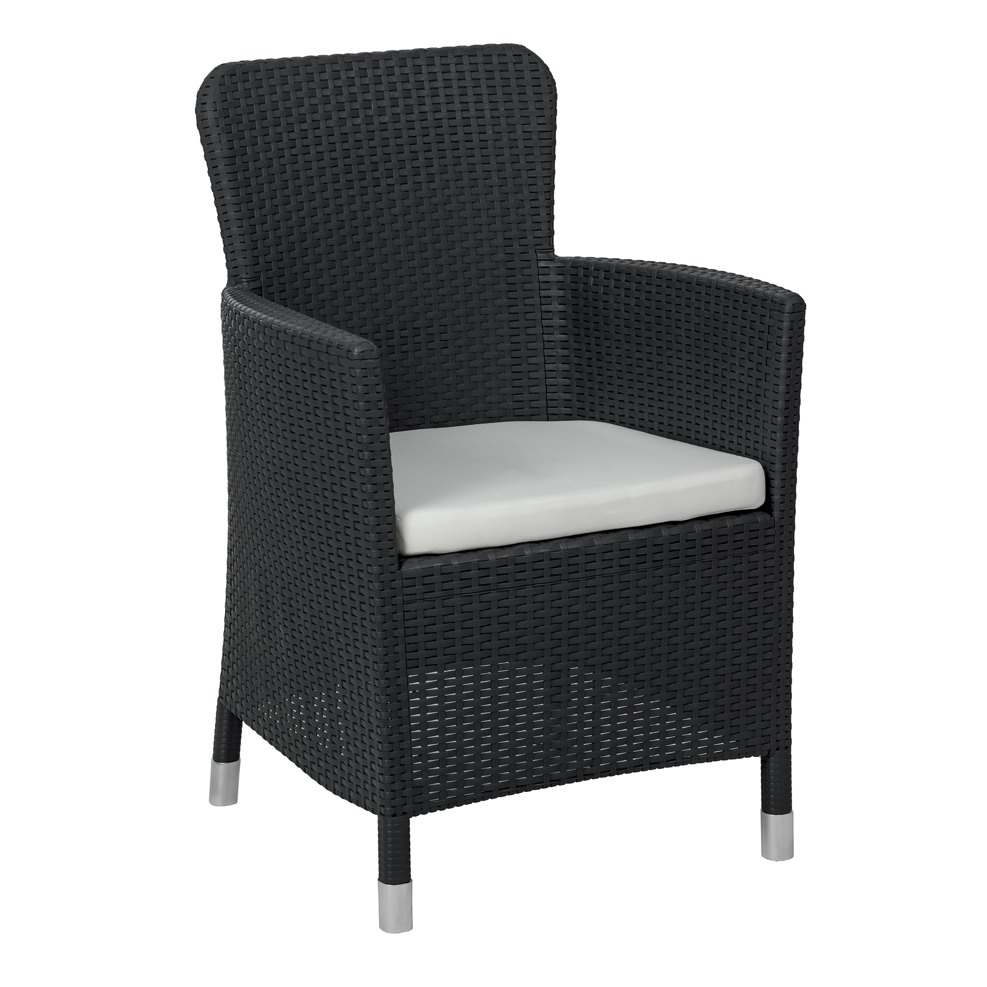 Juego de terraza estilo Capri color gris grafito - MQ - Imagen 3