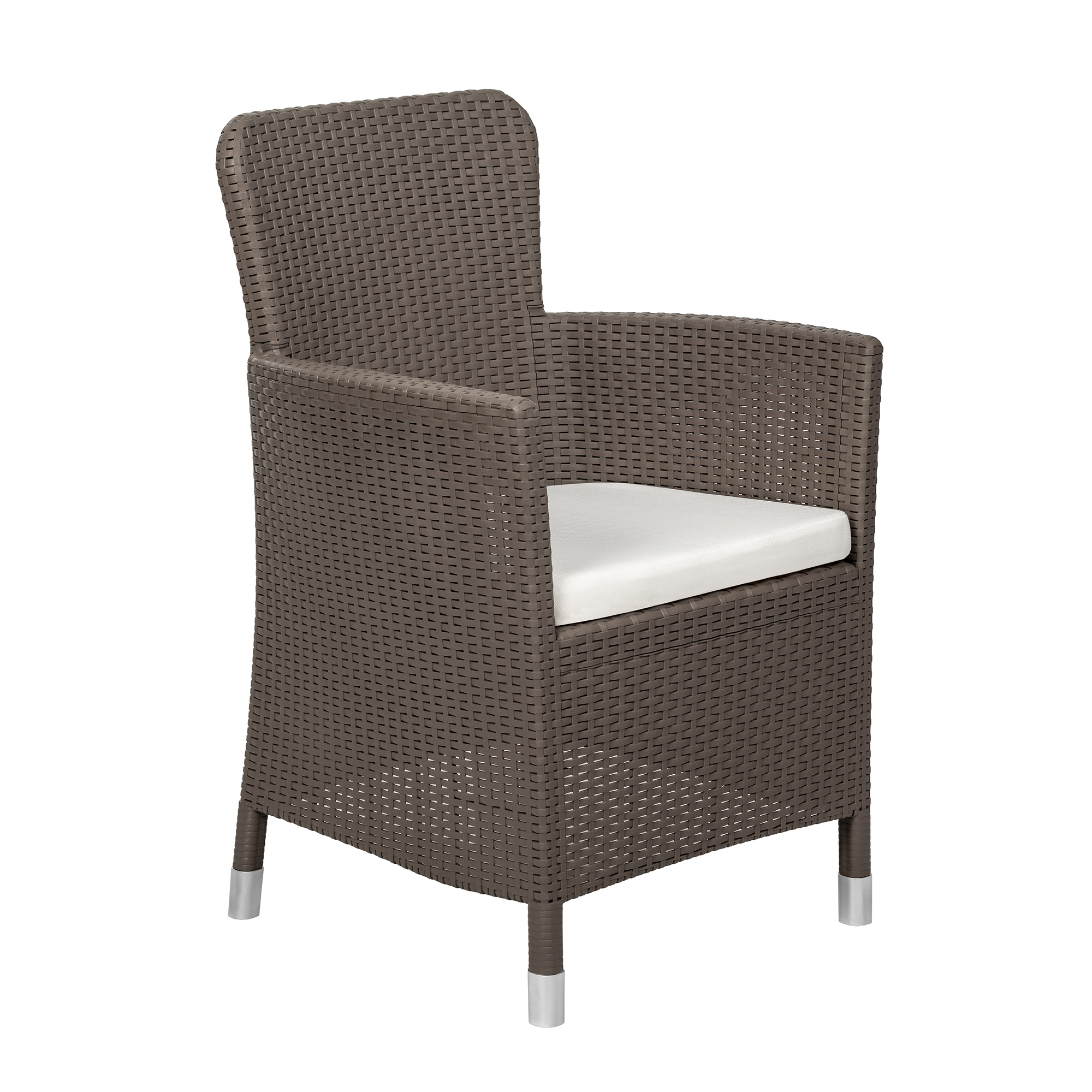 Juego de terraza estilo Capri color mocca - MQ - Imagen 2