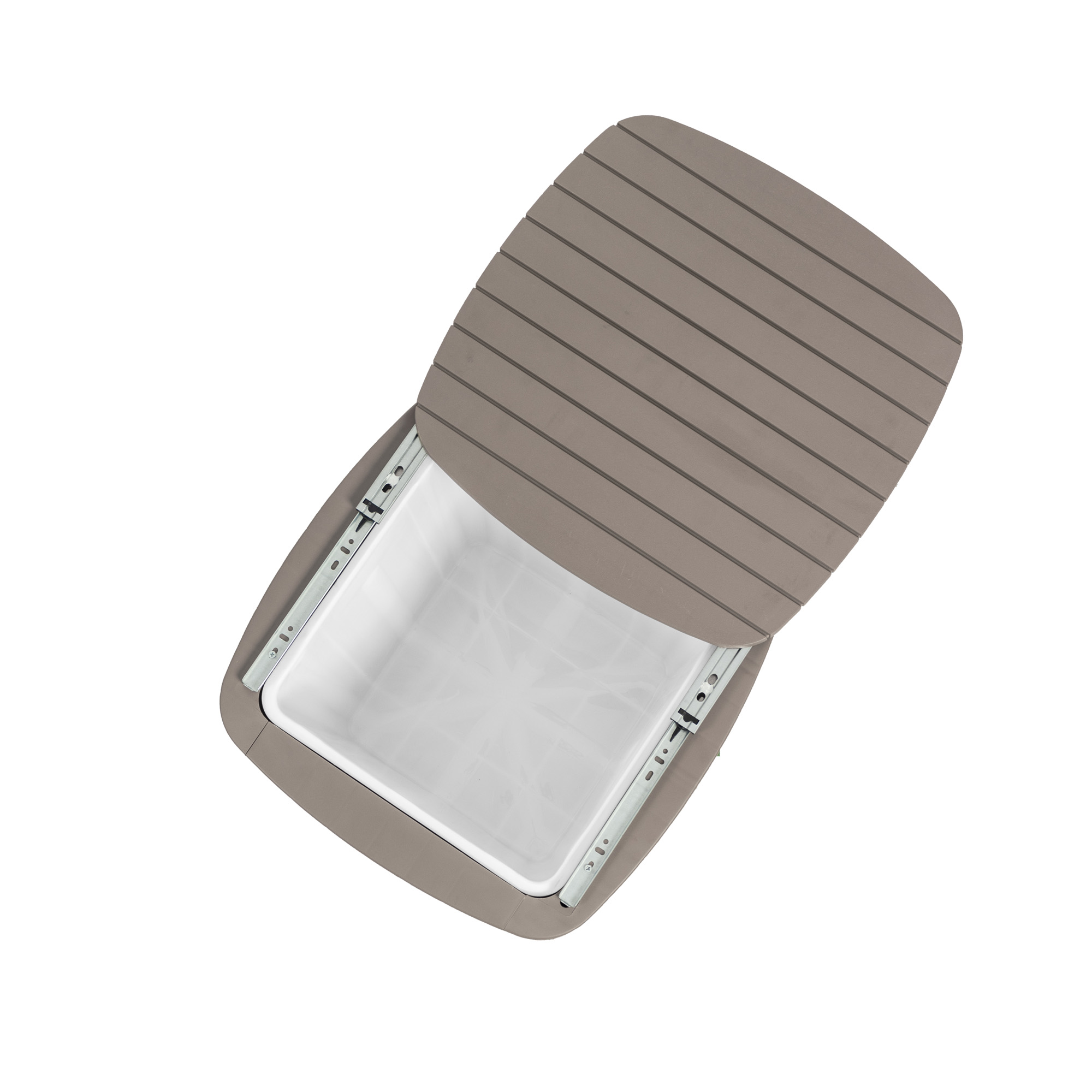Cooler Table/Mesa Cooler 58x41,5x41,5cm color taupe - MQ - Imagen 2