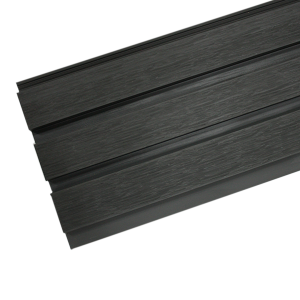 Tabla Wallpanel Tipo WPC 2,4mts 16,9x2,6cm Estriada Color gris