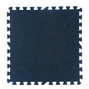 Plancha EPDM para gym tipo puzzle 05mm color azul 1x1mt