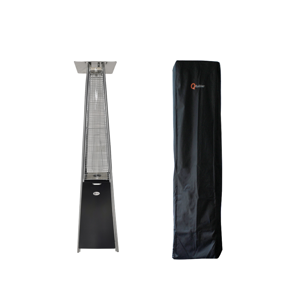 Funda para estufa tipo calefactor exterior de patio terraza tipo pirámide