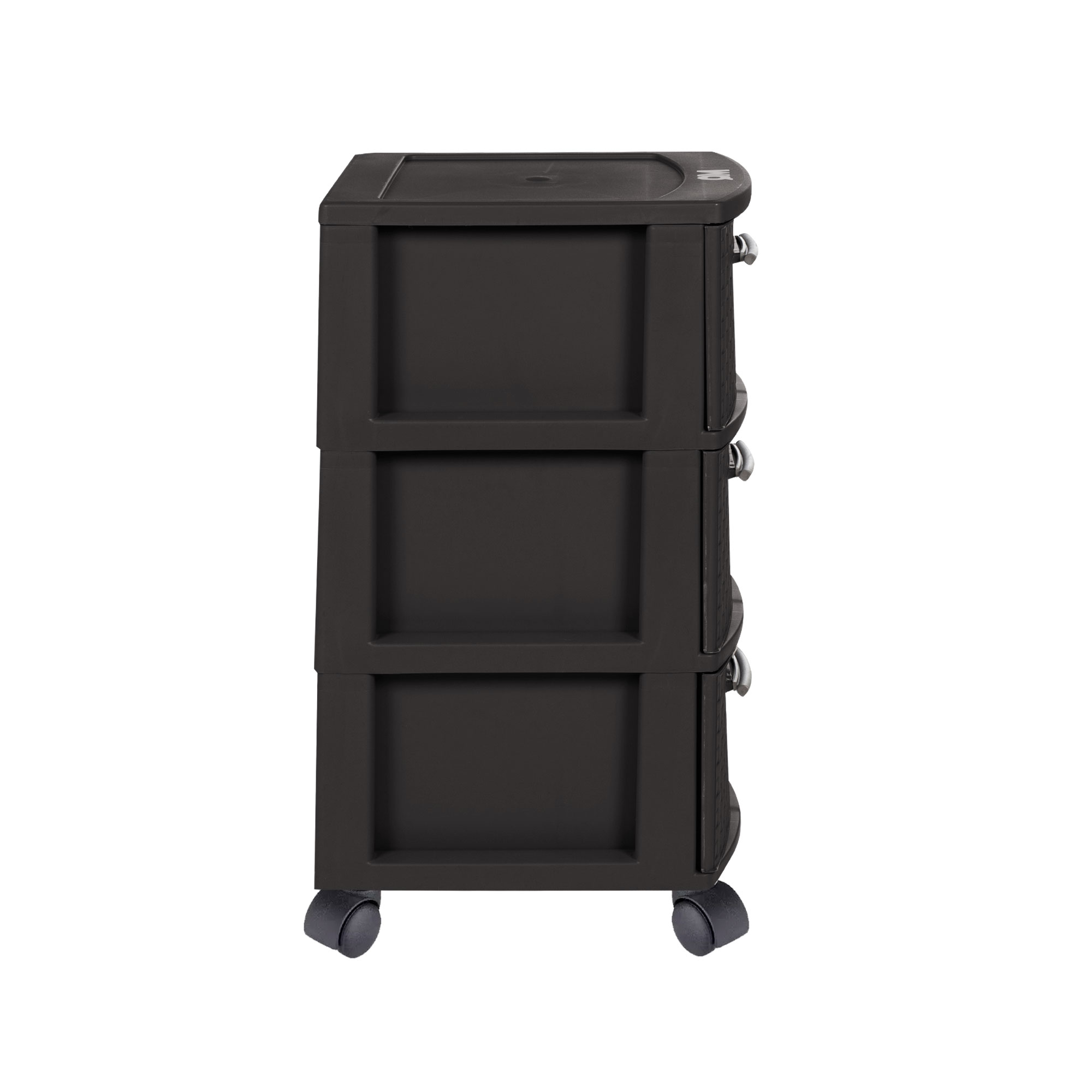 Cajonera Modelo Infinity 3 niveles color café oscuro - MQ - Imagen 3