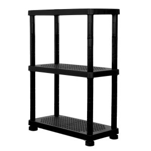 Estantería modular Modelo Forte 3 niveles color negro -MQ