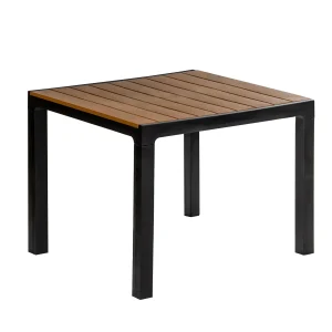 Mesa tipo cuadrada Modelo Madeira color tabaco - MQ