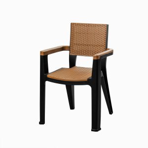 Silla exterior/interior Modelo Ferrara color tabaco - MQ