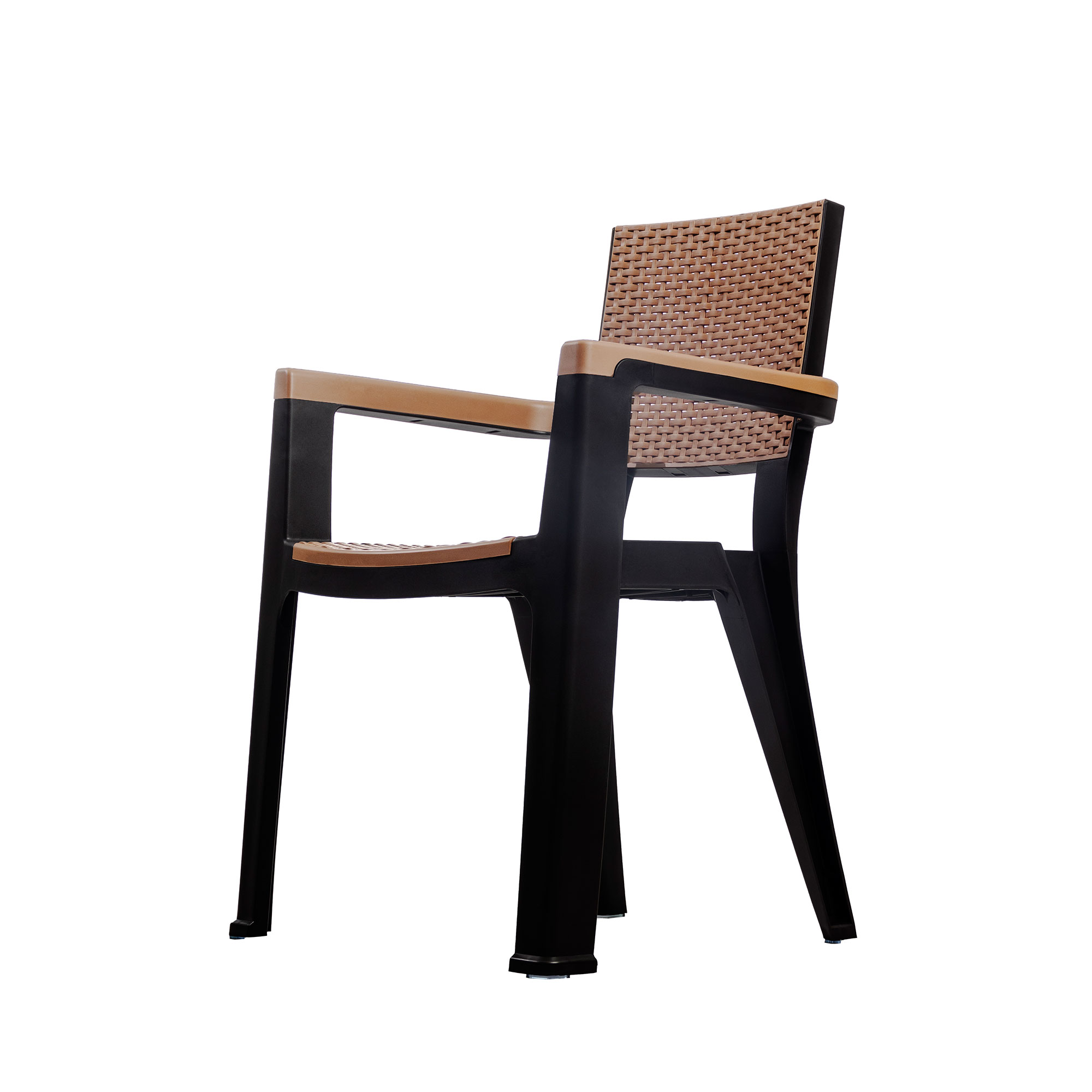 Silla exterior/interior Modelo Ferrara color tabaco - MQ - Imagen 2