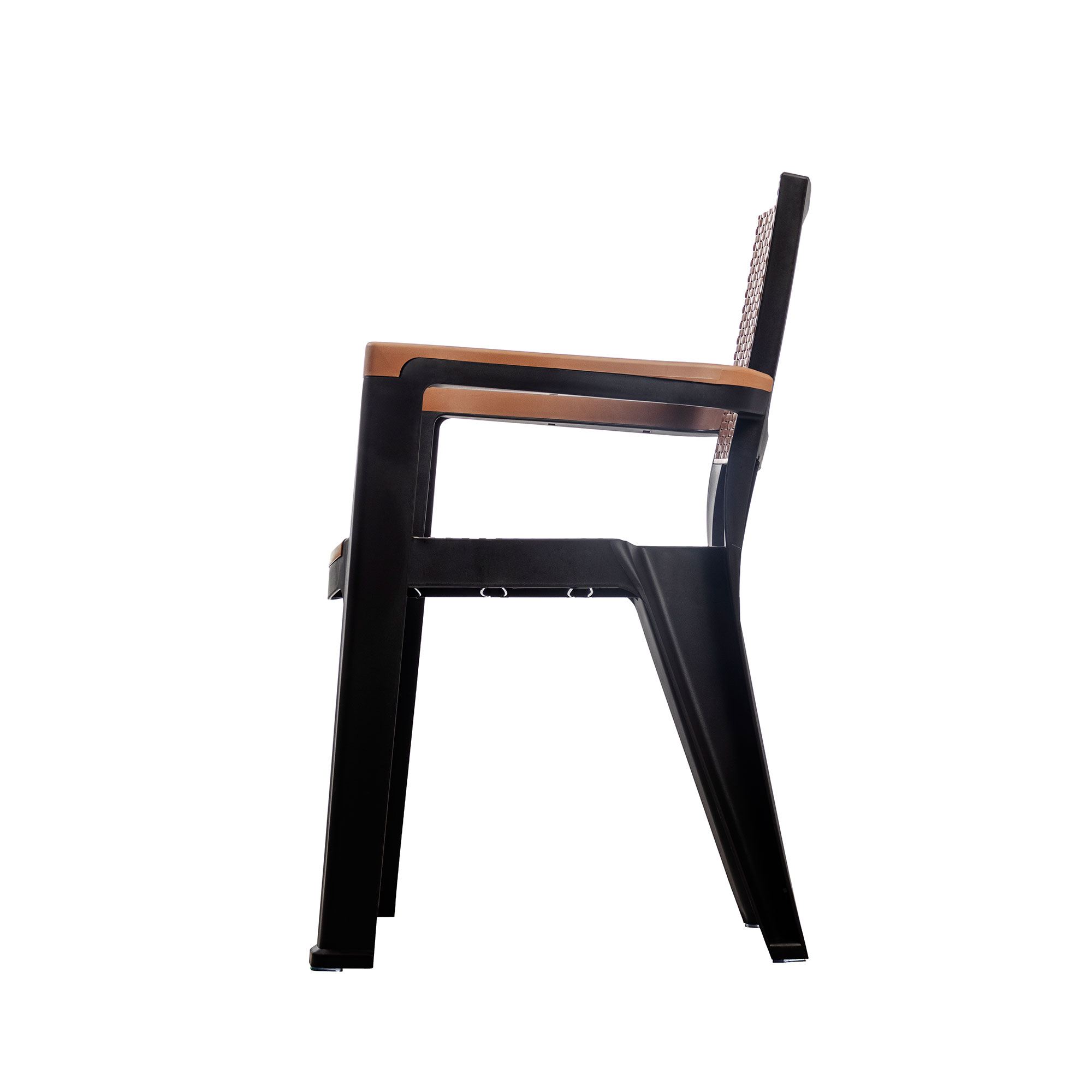 Silla exterior/interior Modelo Ferrara color tabaco - MQ - Imagen 3