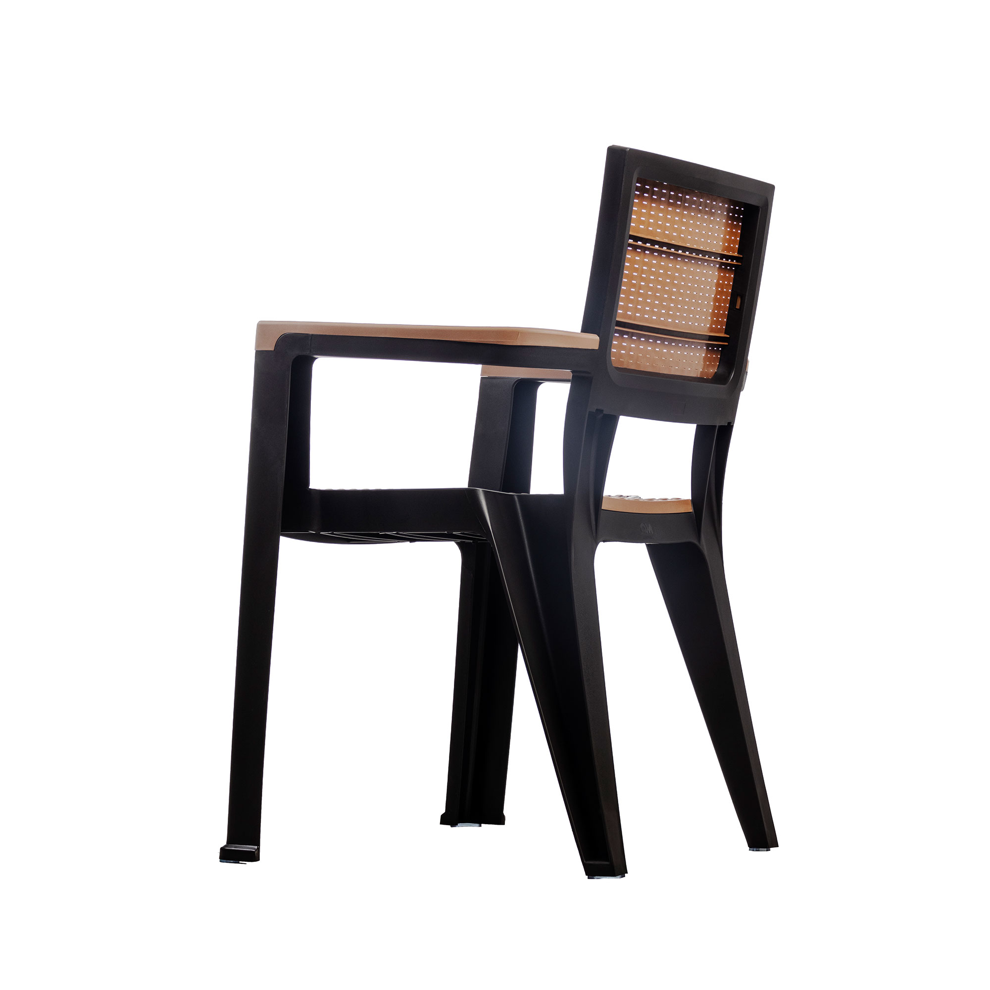 Silla exterior/interior Modelo Ferrara color tabaco - MQ - Imagen 4